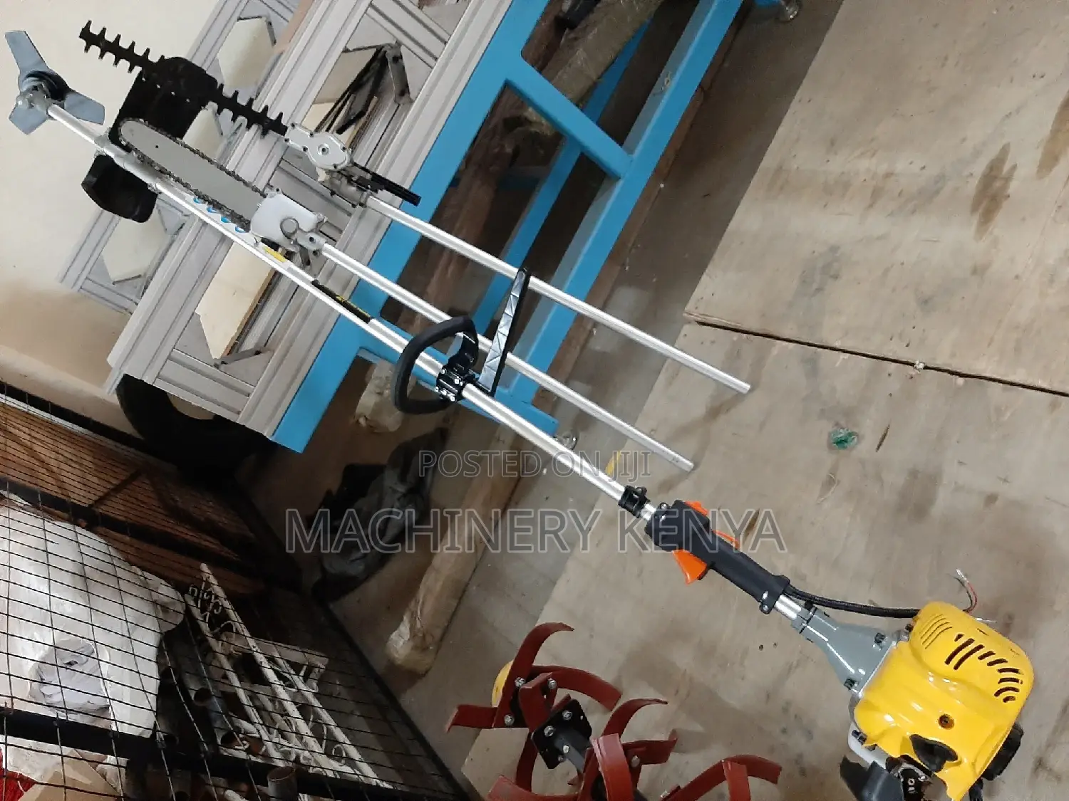 Brush Cutter,Hedge Trimmer and Chain Saw Combined