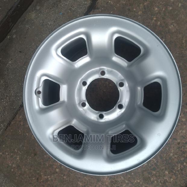 Original Steel Rim Size 16 Inch for Nissan Patrol.