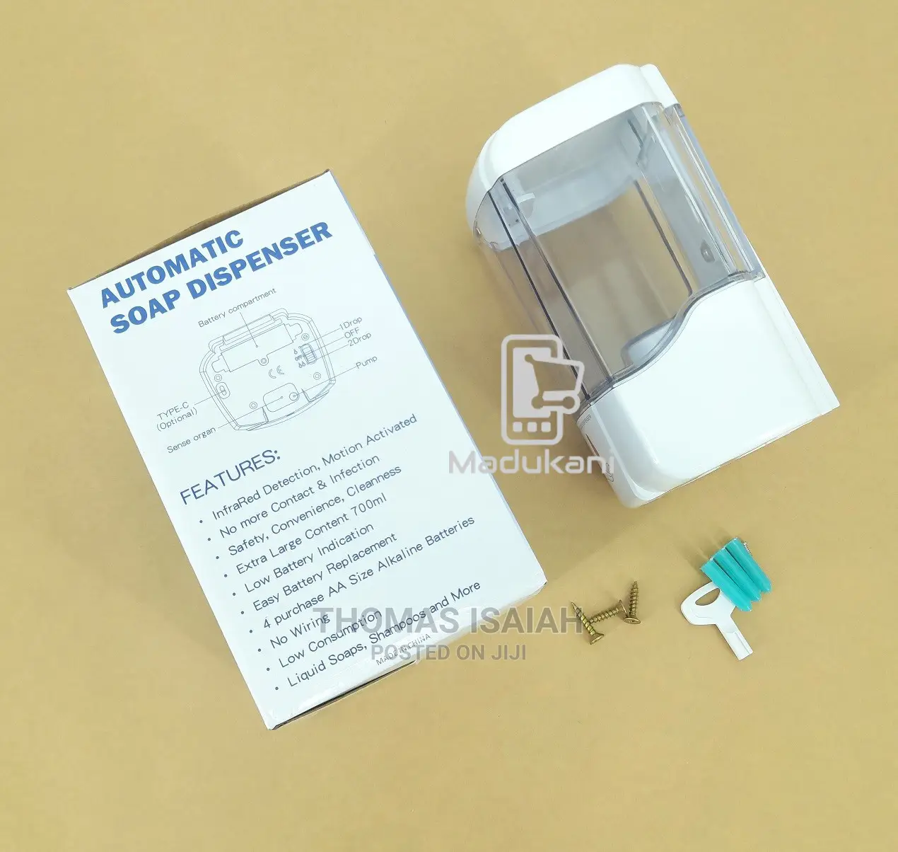 Automatic Soap Dispenser Sanitizer Dispenser With Lock