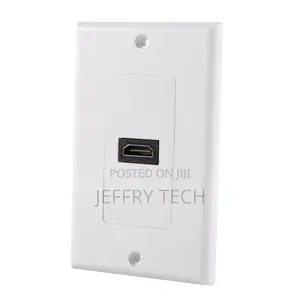 Generic 1-Port HDMI Wall Face Plate Panel Cover Outlet Exten
