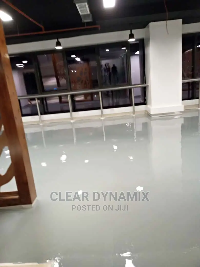 Ash Grey Epoxy Flooring in Industrial Area Nairobi Building Materials