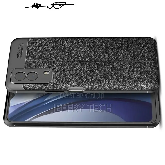 Generic for Vivo Y53s Litchi Texture TPU Shockproof Case(Bla