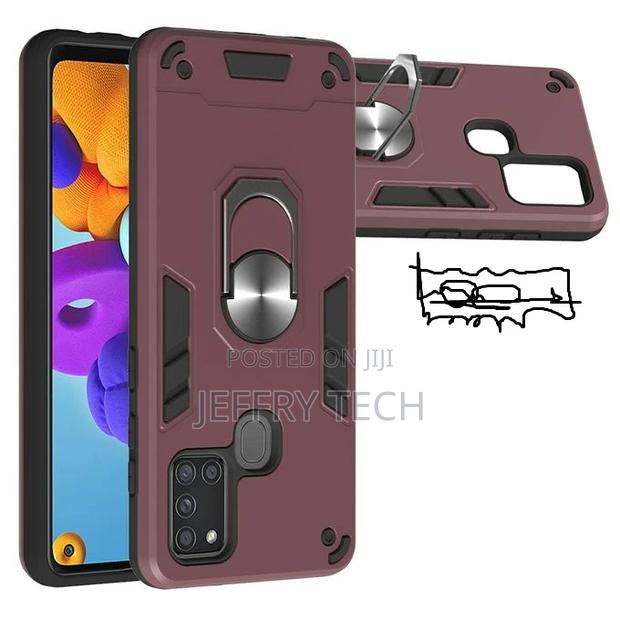 Generic for Samsung Galaxy A21s Protective Case(Wine Red) - main view