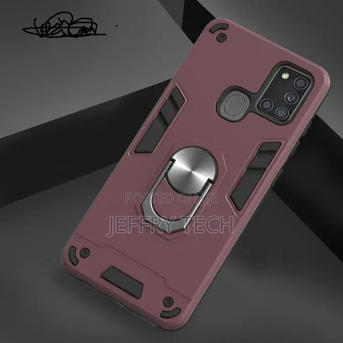 Generic for Samsung Galaxy A21s Protective Case(Wine Red)