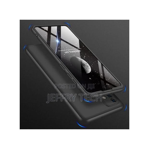 Generic Samsung Galaxy A71 3 in 1 Hard PC Case - Black - main view
