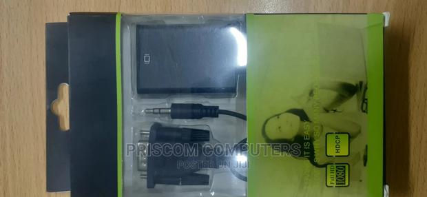 VGA to HDMI Converter Adapter Cable + Audio Output - thumbnail 2