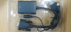 VGA to HDMI Converter Adapter Cable + Audio Output