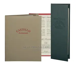 Branded Food Menus/Bill Holders
