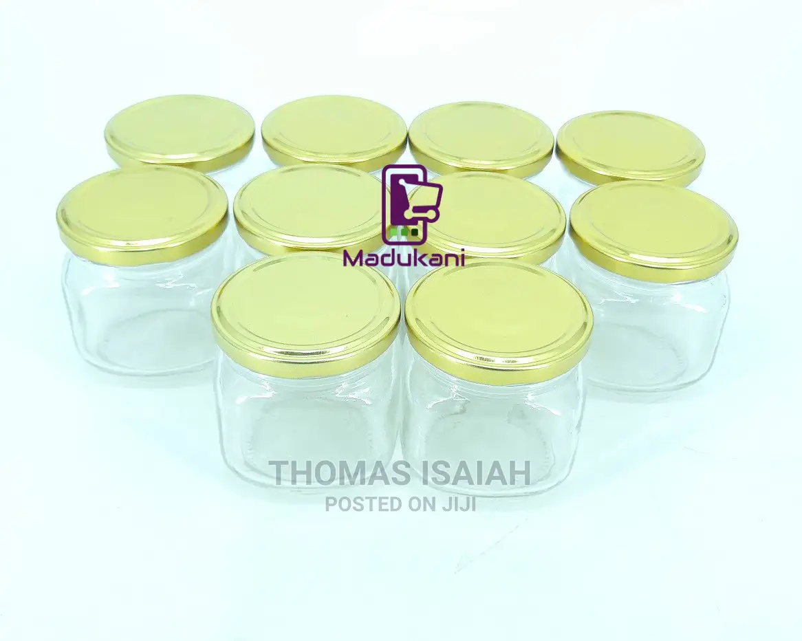 10PCS 207ml Rounded Square Glass Jars Mason Jars in Nairobi Central