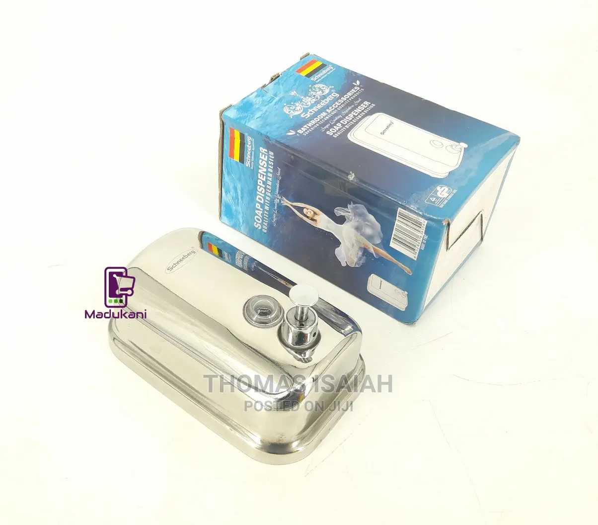 Stainless Steel Thumb Pump Manual Soap Dispenser Hand Saniti