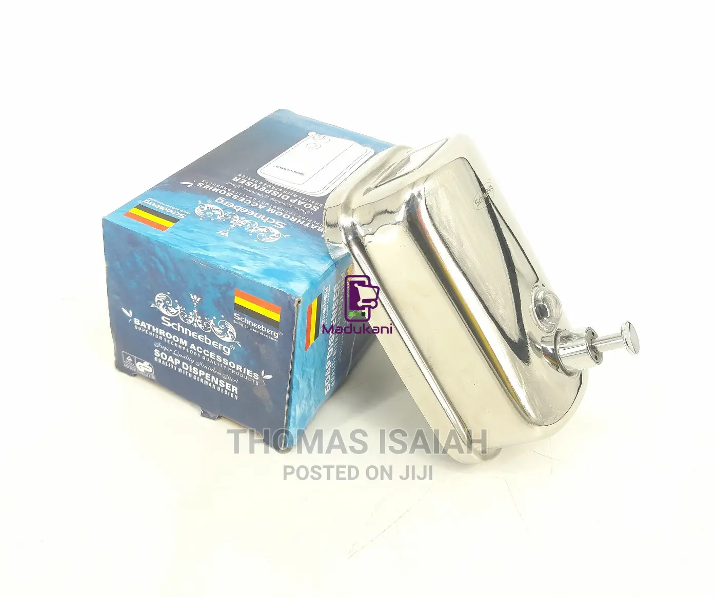 Stainless Steel Thumb Pump Manual Soap Dispenser Hand Saniti