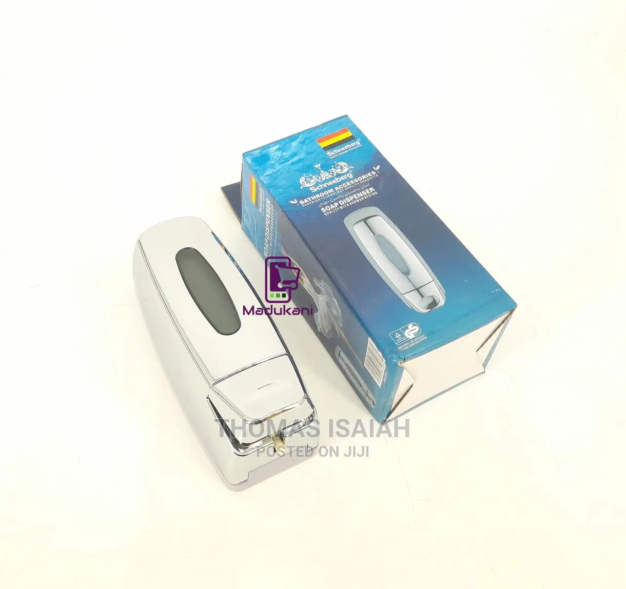 350ml Stainless Steel Wall-Mounted Manual Soap Dispenser San