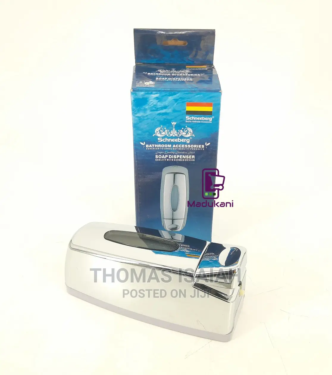 350ml Stainless Steel Wall-Mounted Manual Soap Dispenser San