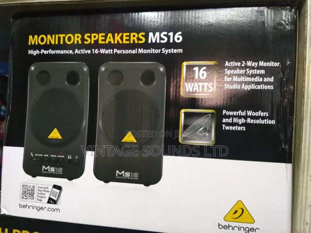 Behringer Studio Monitor Speaker Ms16 - main view