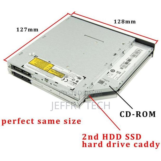 Generic 12.7mm Aluminum SATA HDD SSD Enclosure Hard Disk Dri - thumbnail 3