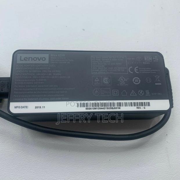 Lenovo Thinkpad 65 Watt 20V 3.25A Type-C USB AC Adapter