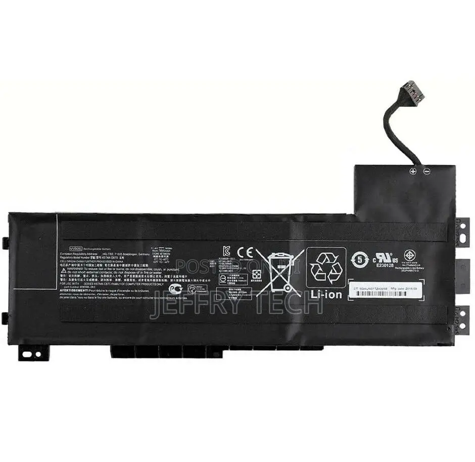 Replacement Vv09xl Battery for HP Zbook 15 G3 11.4V 90wh 808