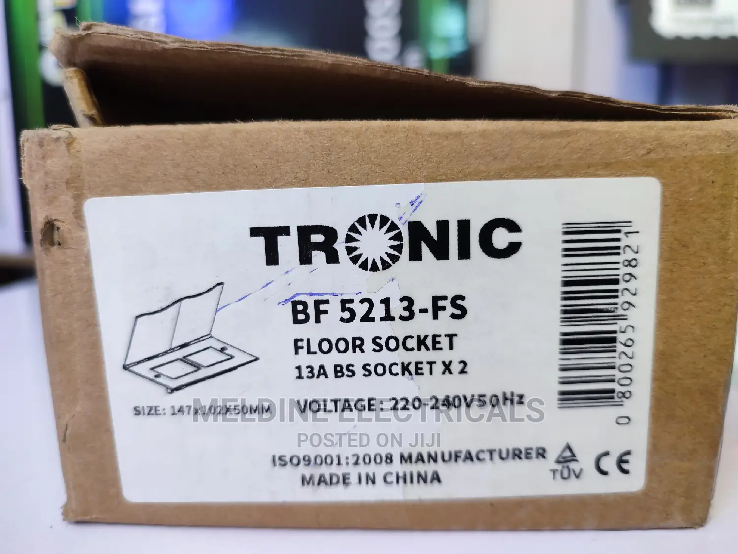13A Floorsl Socket Double