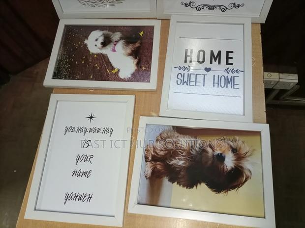 Simple Wall Arts and Frames White A4