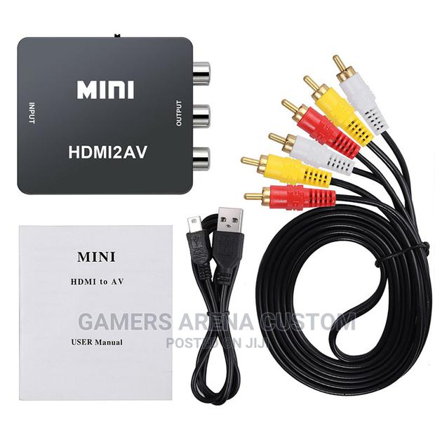 HDMI to AV RCA Video Audio Converter 1080P 60hz - thumbnail 2