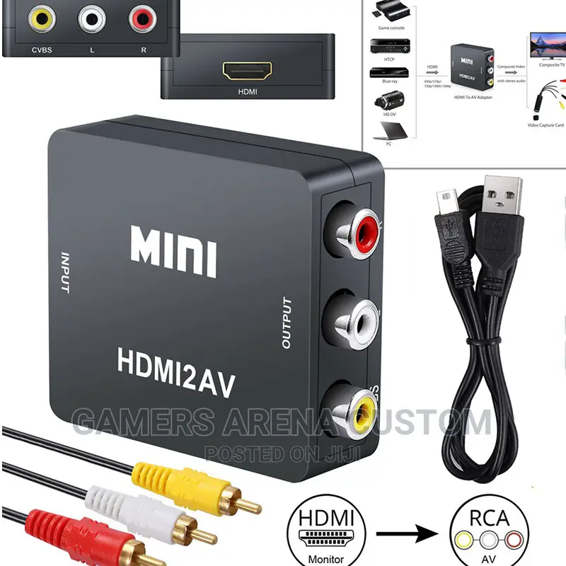 HDMI to AV RCA Video Audio Converter 1080P 60hz
