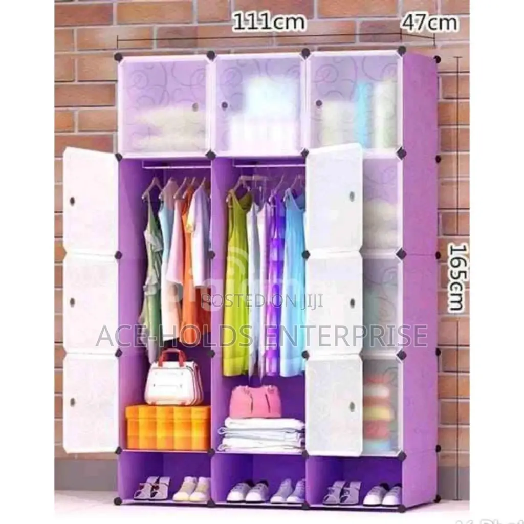 Plastic Wardrobe Purple