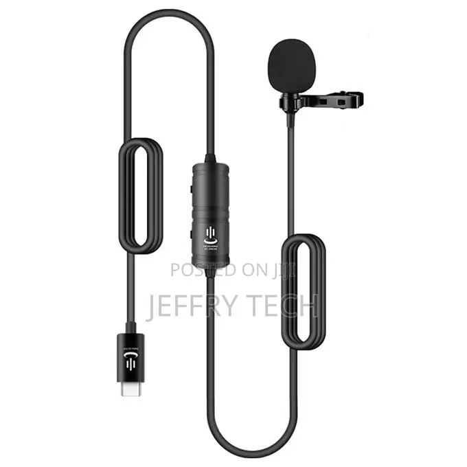 USB-C / Type-C Dual Modes Lavalier Recording Microphone, Ca