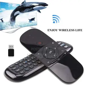 W1 Wireless QWERTY 57-Keys Keyboard 2.4G Air Mouse Remote Co