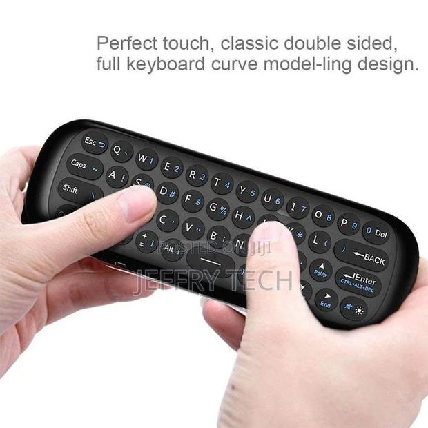 W1 Wireless QWERTY 57-Keys Keyboard 2.4G Air Mouse Remote Co - thumbnail 3