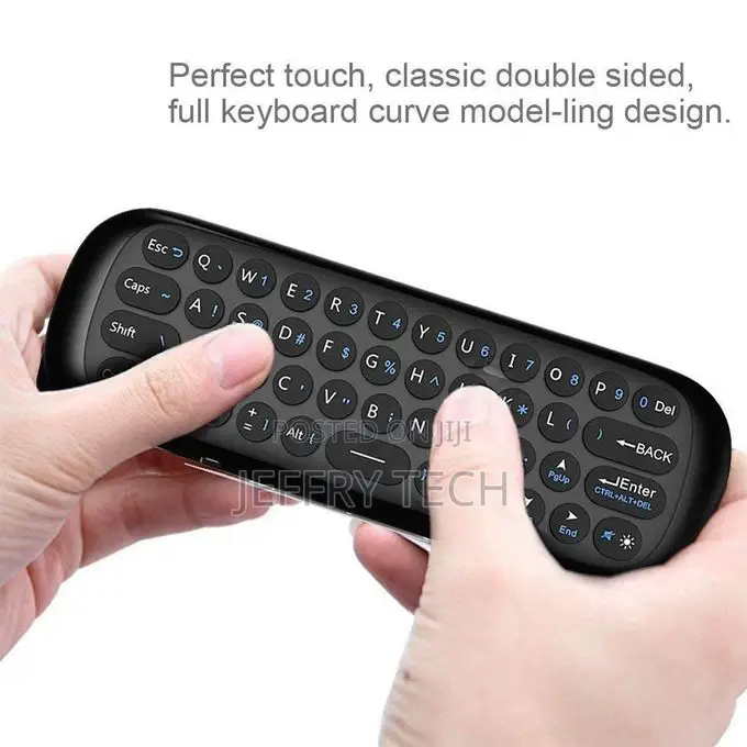 W1 Wireless QWERTY 57-Keys Keyboard 2.4G Air Mouse Remote Co