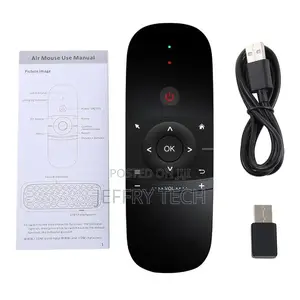 W1 Wireless QWERTY 57-Keys Keyboard 2.4G Air Mouse Remote Co