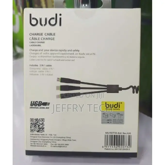 3 in 1 Charge Cable