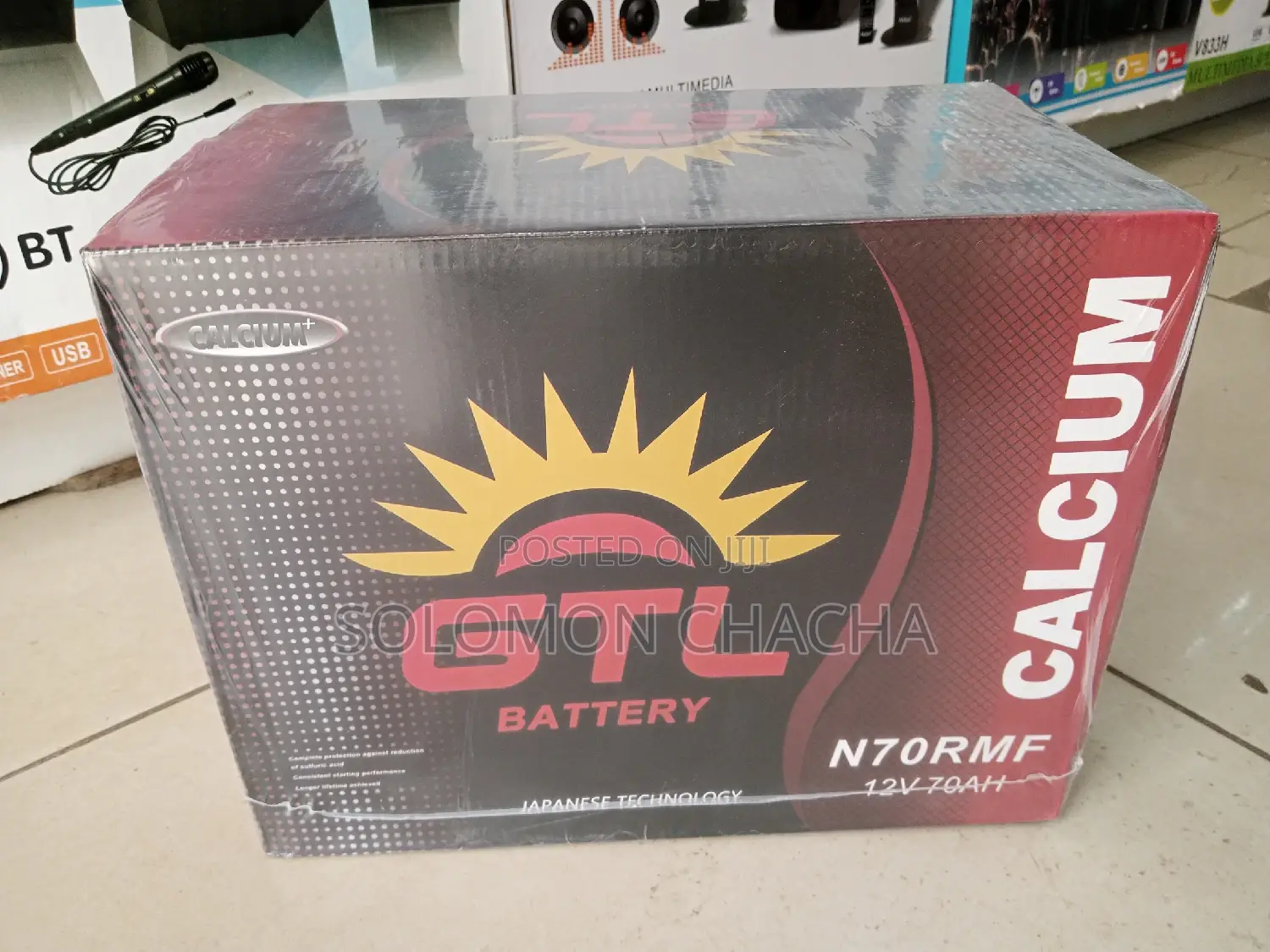GTL Battery N70RMF 12v CALCIUM Car Battery