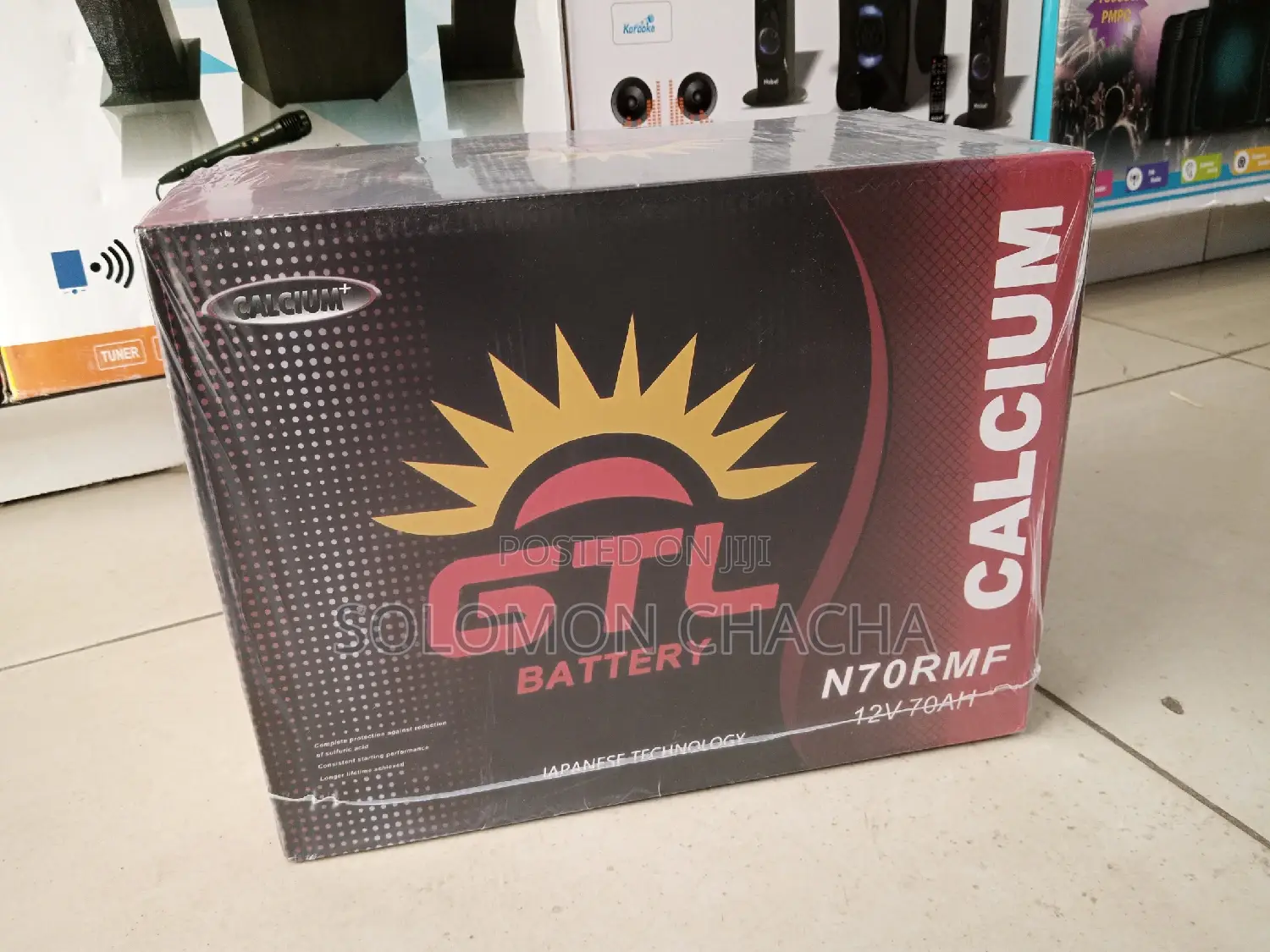 GTL Battery N70RMF 12v CALCIUM Car Battery