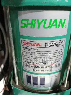 Shiyuan 2inch DC Solar Pump 15M Head