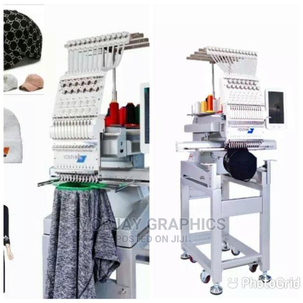 12 Needles One Head Computerised Embroidery Machine - main view