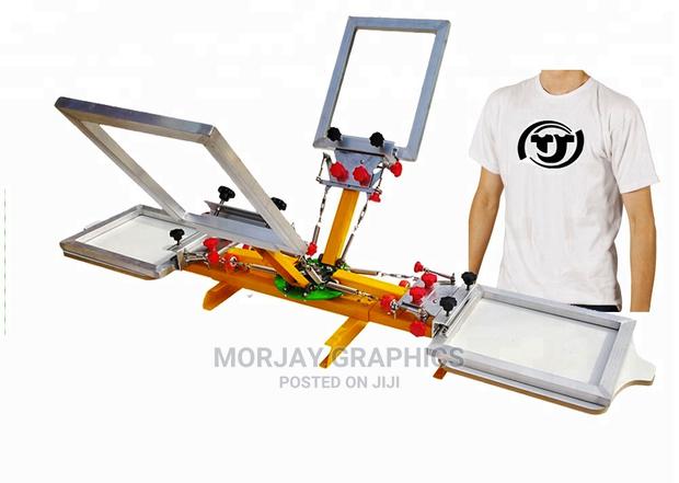 Manual Silk Screen Printing 4 Color 2 Station - main view