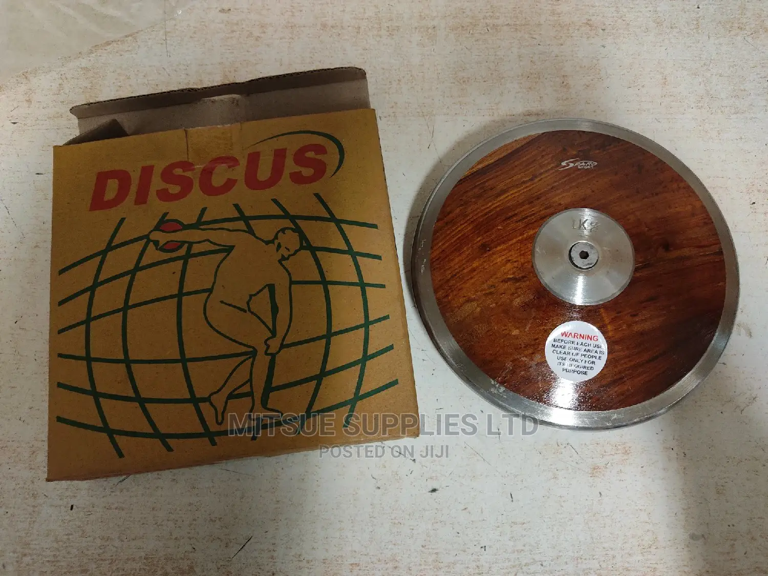 Sparo Wooden Throw Discus 1kg