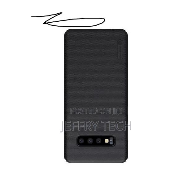 Nilkin Plain Cover Case for Samsung S10 Plus Black