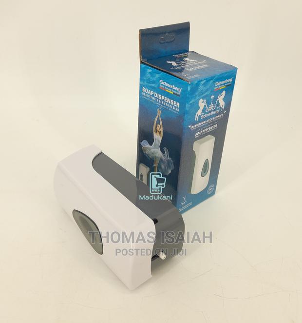 350ml ABS Plastic Wall-Mounted Manual Soap Dispenser Sanitiz - thumbnail 3