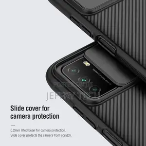 R Xiaomi Poco M3 NILLKIN Black Mirror Series PC Camshield Ca
