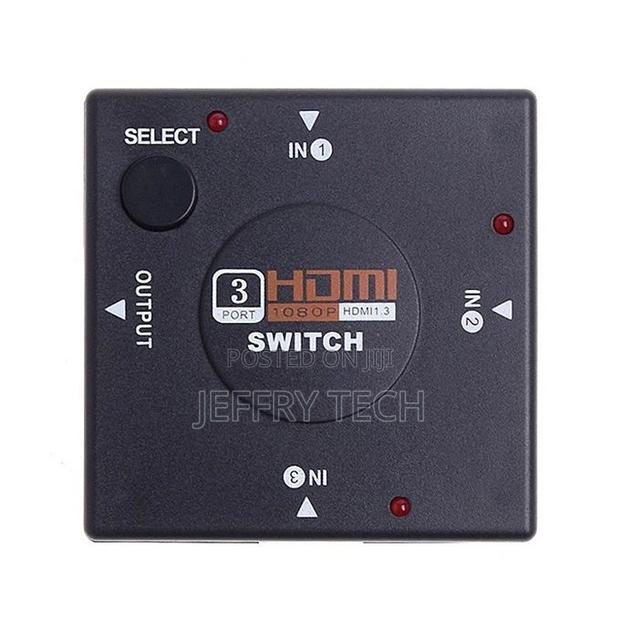 Generic 3 Ports 1080P HDMI Switch(Black) - thumbnail 2