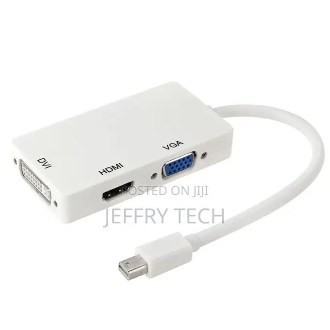 Generic Mini Displayport Male to HDMI + VGA + DVI Female Ada