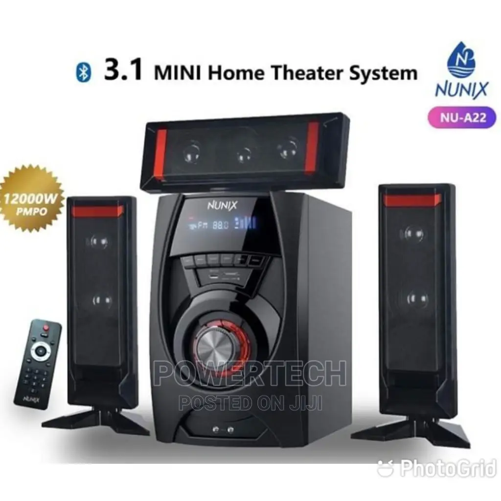 3.1 Nunix A22 Home Theater System ,-12000 Watts