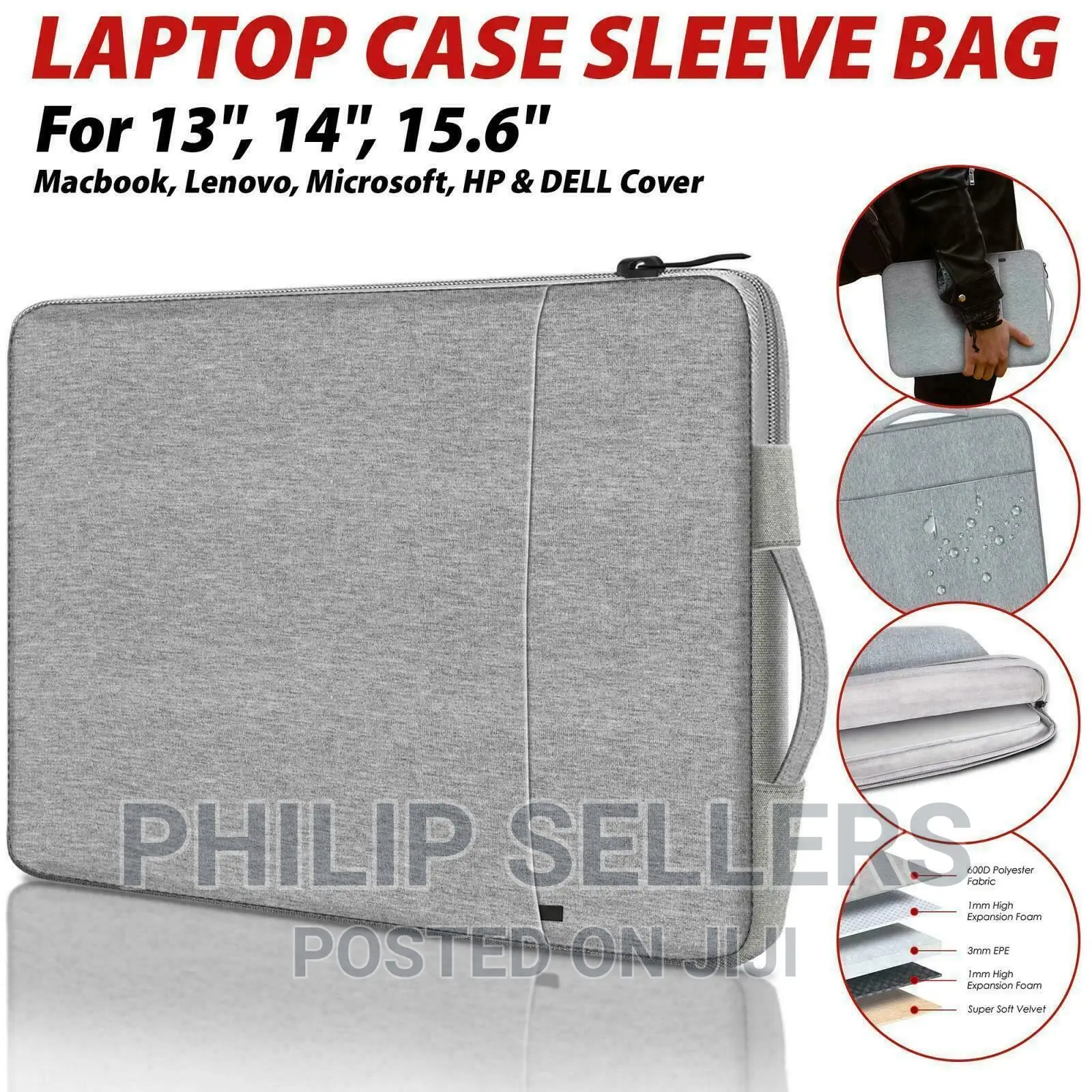 Laptop Sleeve Bag Carry Case Cover Pouch for Macbook Air Pro