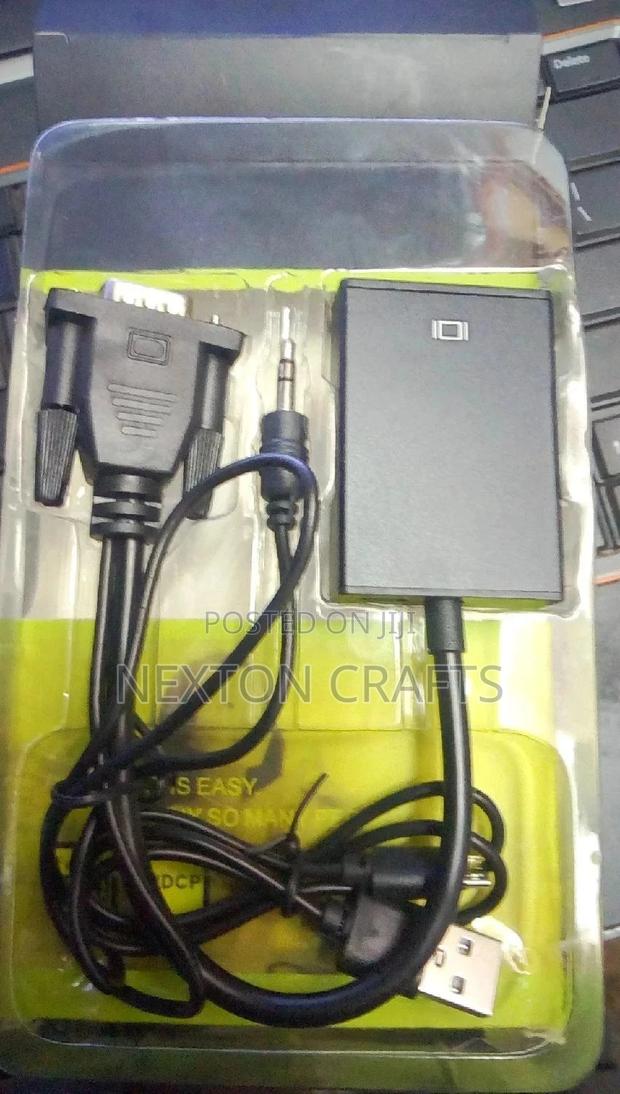 VGA to HDMI Converter Cable With Audio Support 1080P
