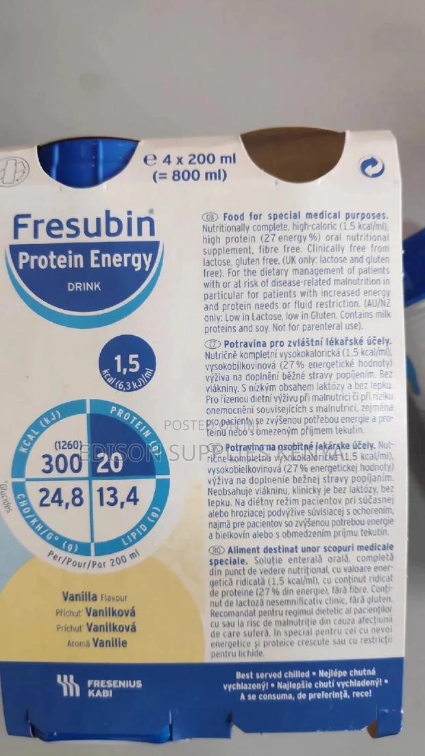 Fresubin Protein Energy Vanilla 200ml (4 Pack) - thumbnail 2