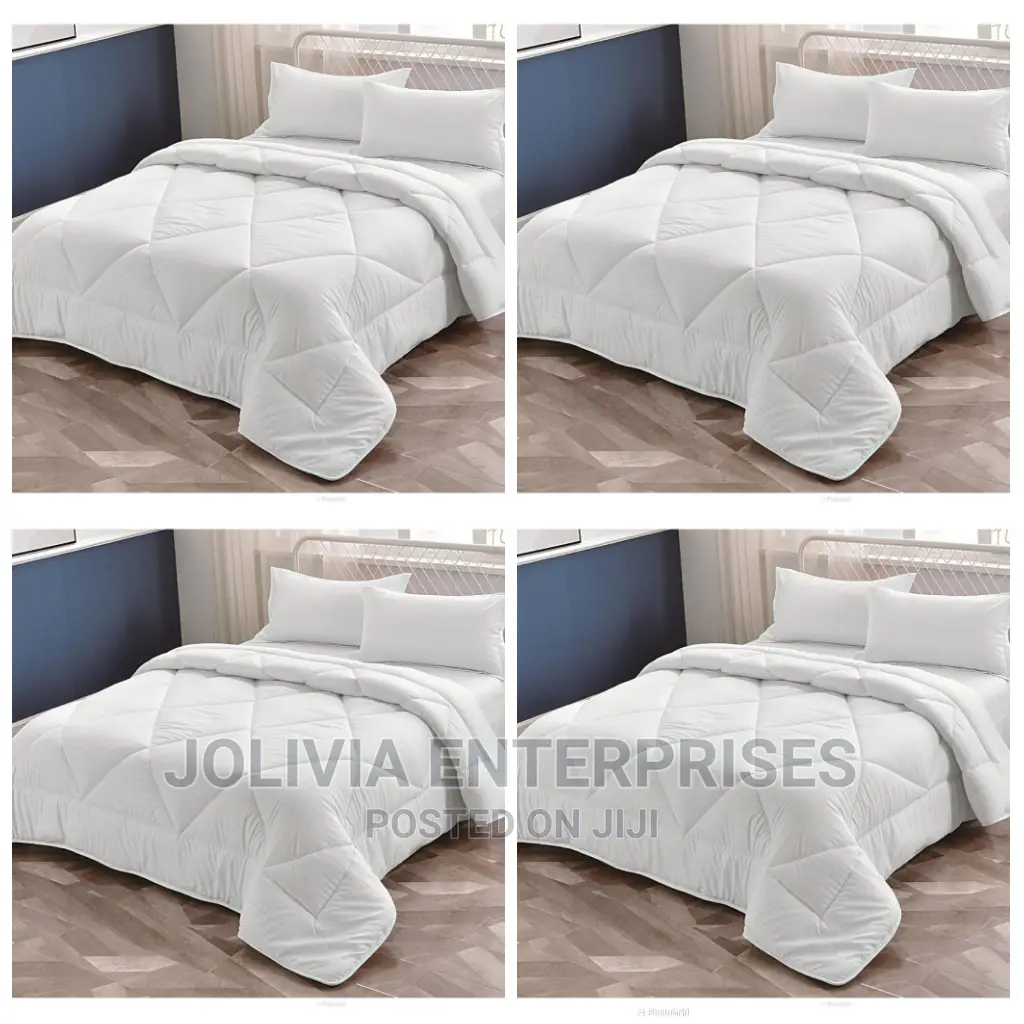 White Striped Duvet