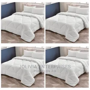 White Striped Duvet