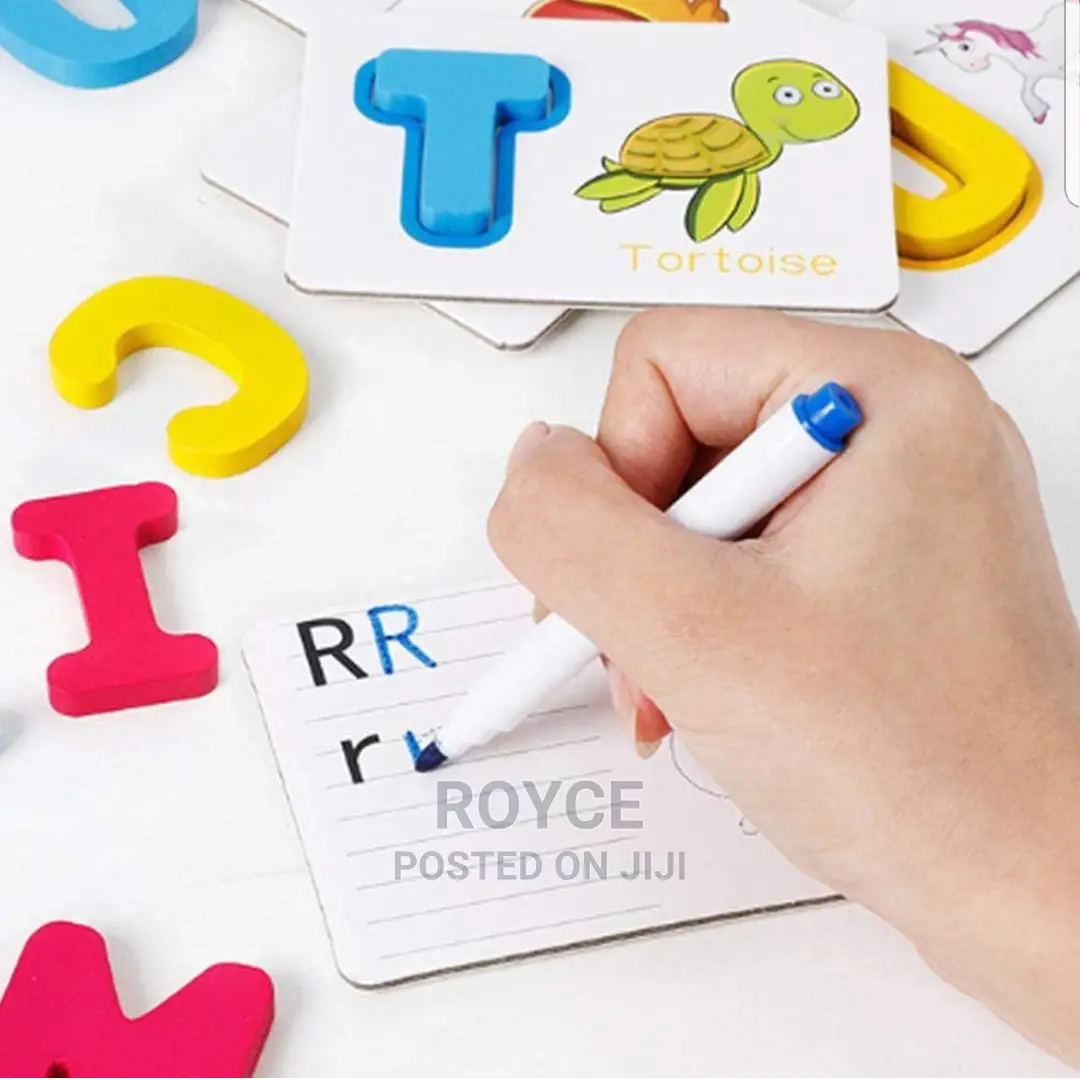 English Letter Learning Card